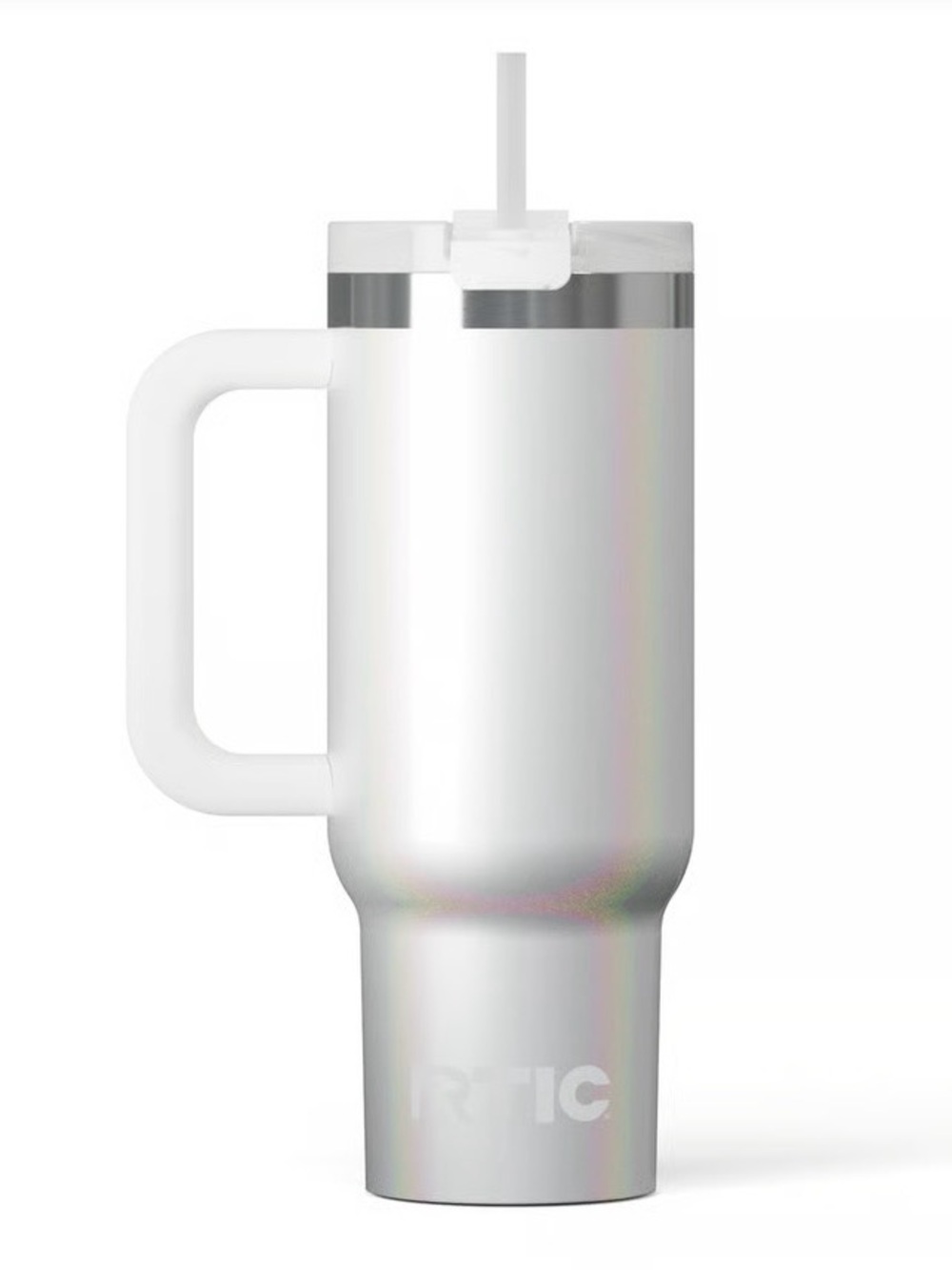RTIC 30 oz White Insulated Travel Mug with Handle